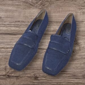 Franco Sarto Navy Loafers